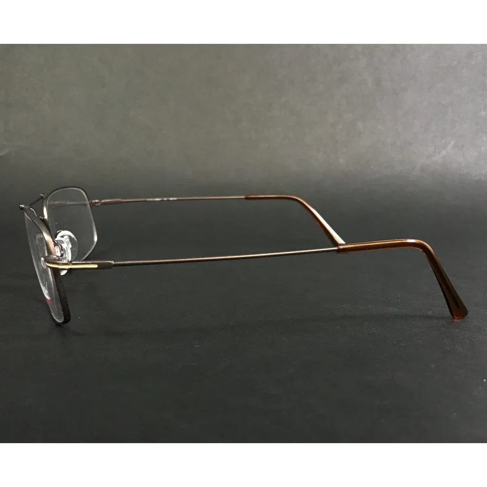 Eschenbach Eyeglasses Frames Titanflex 3692 60 Brown Rectangle 55-18-140